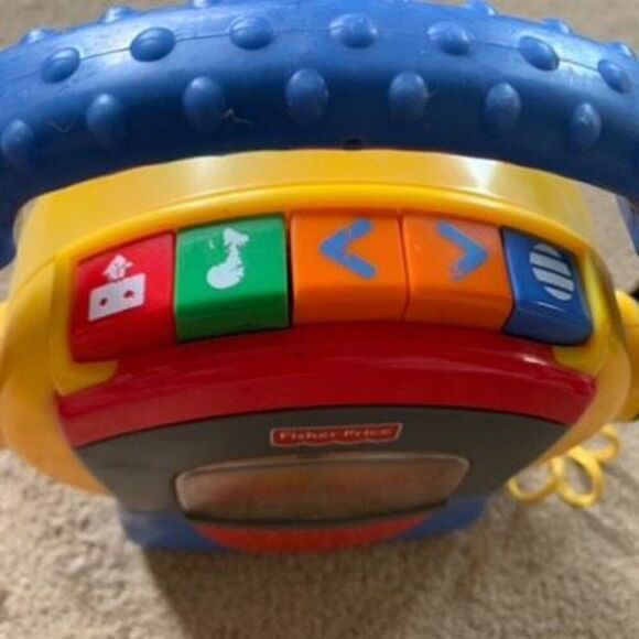 Fisher Price Tuff Stuff Cassette Player With Microphone For Parts Only Does Not - Picture 4 of 8